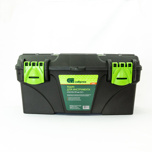 Ящик для инструмента, 410 х 215 х 197 мм, 16", пластик Сибртех по ценам производителя в Москве с доставкой по всей России