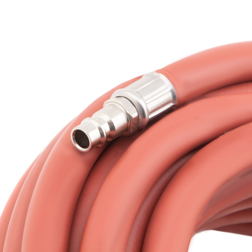 Шланг пневматический резиновый, 10 x 16 мм, 24 бар, армированный, быстросъемное соединение, 10 м Stels по ценам производителя в Москве с доставкой по всей России