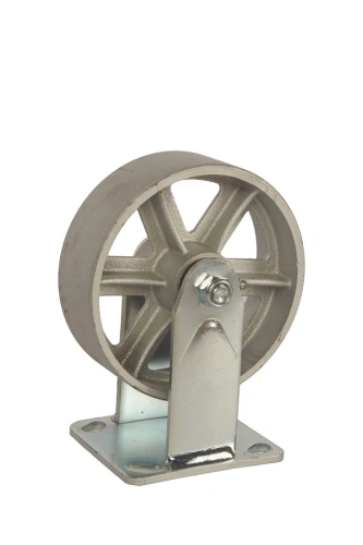 Колесо большегрузное неповоротное FCS 63 150 мм чугунное (F) по ценам производителя в Москве с доставкой по всей России