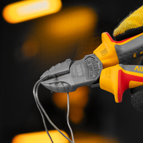 Бокорезы, диэлектрические рукоятки, до 1000 В, трехкомпонентные рукоятки, 160 мм Denzel по ценам производителя в Москве с доставкой по всей России