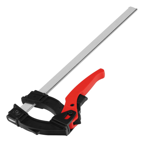 Струбцина реечная быстрозажимная, пластиковый корпус рычажно-храповой механизм, 300 х 90 х 390 мм, штанга 5 х 20 мм Matrix по ценам производителя в Москве с доставкой по всей России