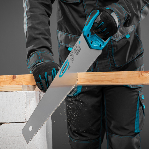 Ножовка по дереву "Piranha", 500 мм, 7-8 TPI, зуб-3D, каленый зуб, двухкомпонентная рукоятка Gross по ценам производителя в Москве с доставкой по всей России