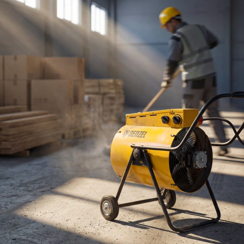 Тепловая пушка SFH-15000, 400 В, 1600 м3/ч, вентилятор 3 режима, 9000/15000 Вт Denzel по ценам производителя в Москве с доставкой по всей России