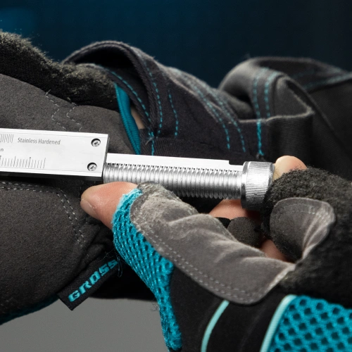 Штангенциркуль, 150 мм, 0.02 мм, нержавеющая сталь, с глубиномером Gross по ценам производителя в Москве с доставкой по всей России