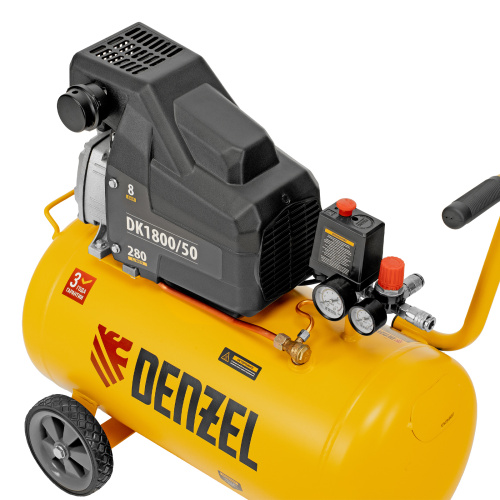 Компрессор воздушный DK1800/50, Х-PRO 1.8 кВт, 280л/мин, 50л Denzel по ценам производителя в Москве с доставкой по всей России