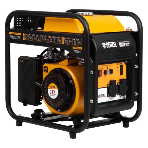 Генератор инверторный GT-3500iF, 3.5 кВт, 230 В, бак 5 л, открытый корпус, ручной старт Denzel по ценам производителя в Москве с доставкой по всей России