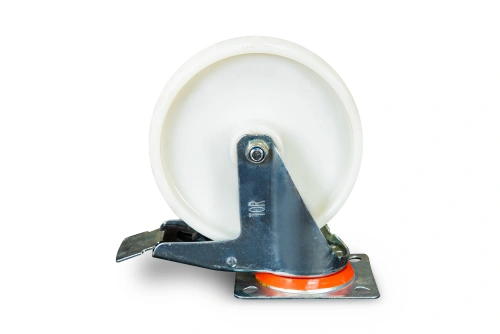 Колесо поворотное полипропилен SRCnb 80 200 мм с тормозом (N) по ценам производителя в Москве с доставкой по всей России