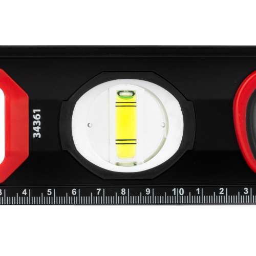 Уровень алюминиевый, усиленный, фрезерованный, 3 глазка, двухкомпонентные рукоятки, 600 мм Matrix по ценам производителя в Москве с доставкой по всей России