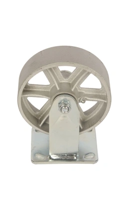 Колесо большегрузное неповоротное FCS 63 150 мм чугунное (F) по ценам производителя в Москве с доставкой по всей России