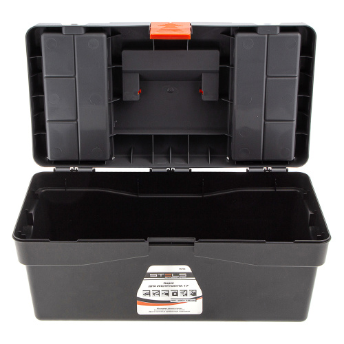 Ящик для инструмента 17", 420 х 220 х 180 мм, пластик Stels по ценам производителя в Москве с доставкой по всей России