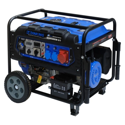 Генератор бензиновый Dinking DKA8500EW-3/1 (8,5кВт,230/400 В, электростартер, 17лс, колёса, АВР) по ценам производителя в Москве с доставкой по всей России
