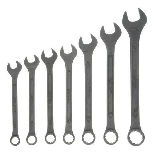 Набор ключей комбинированных, 6 - 22 мм, 10 шт., CrV, фосфатированные Сибртех по ценам производителя в Москве с доставкой по всей России