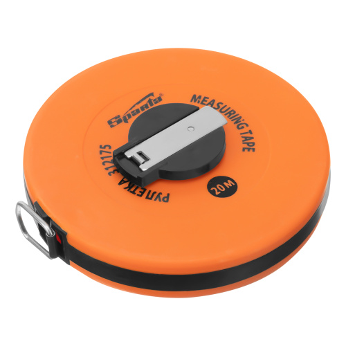 Рулетка геодезическая, 20 м х 12,5 мм, лента ПВХ, закрытый круглый корпус Sparta по ценам производителя в Москве с доставкой по всей России