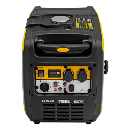 Генератор инверторный GS-3800iSE, 3,8 кВт, 230 В, закрытый корпус,электростартер Denzel по ценам производителя в Москве с доставкой по всей России