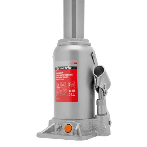 Домкрат гидравлический бутылочный, 16 т, h подъема 230-460 мм Matrix по ценам производителя в Москве с доставкой по всей России