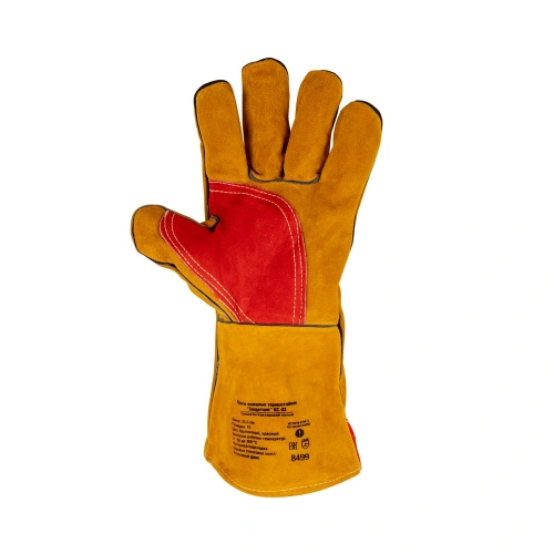 Краги кожаные термостойкие FOXWELD "Защитник" КС-03 по ценам производителя в Москве с доставкой по всей России