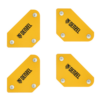 Набор из 4 магнитных фиксаторов для сварочных работ Denzel по ценам производителя в Москве с доставкой по всей России