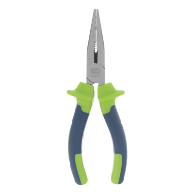 Длинногубцы прямые, 160 мм, двухкомпонентные рукоятки Сибртех по ценам производителя в Москве с доставкой по всей России