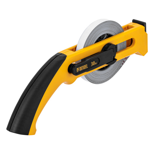 Рулетка геодезическая 30 м х 13 мм, открытый корпус, металлическая лента Denzel по ценам производителя в Москве с доставкой по всей России
