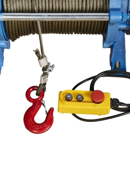 Лебедка электрическая  750 кг  70 м с канатом 380 В TOR KCD купить в Москве с доставкой по всей России | ProtosMarket.ru