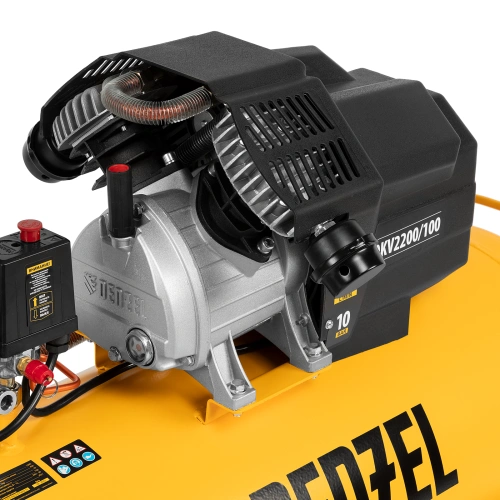 Компрессор воздушный DKV2200/100, Х-PRO 2.2 кВт, 400 л/мин, 100л Denzel по ценам производителя в Москве с доставкой по всей России