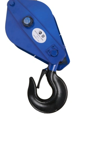 Блок монтажный однорольный с крюком TOR 2 т с откидной щекой (S) по ценам производителя в Москве с доставкой по всей России