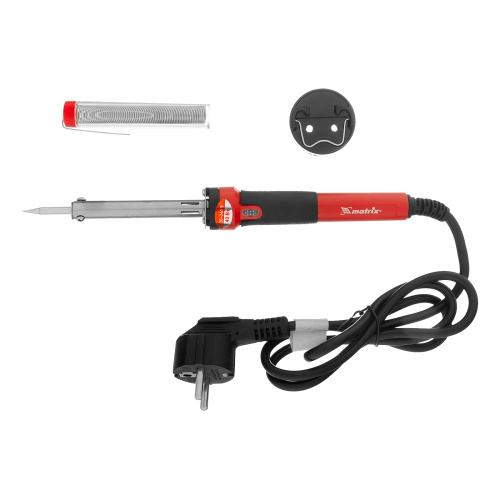 Паяльник, пластик ABS, класс защиты 1, индикатор, медный наконечник с долговечным покрытием, 220 В, 40 W Matrix по ценам производителя в Москве с доставкой по всей России