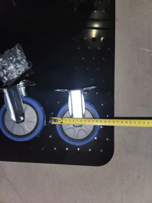 Тележка платформенная 650 кг TOR PH650 (890x590) со складной ручкой (пластиковые колеса 125 мм) по ценам производителя в Москве с доставкой по всей России