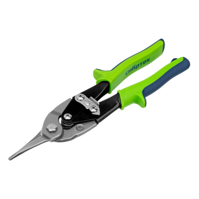 Ножницы по металлу, 250 мм, прямой рез, сталь С55, двухкомпонентные рукоятки СИБРТЕХ по ценам производителя в Москве с доставкой по всей России