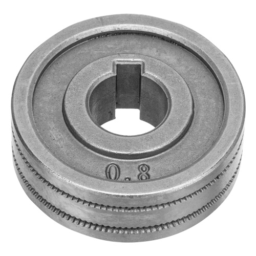 Подающий ролик, зубчатый профиль под флюсовую проволоку 0,8-1мм, 2 шт Denzel по ценам производителя в Москве с доставкой по всей России