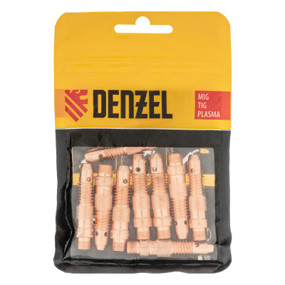 Держатель цанги для электрода 2мм, 2,4мм, 3,2 мм, 10 шт Denzel по ценам производителя в Москве с доставкой по всей России