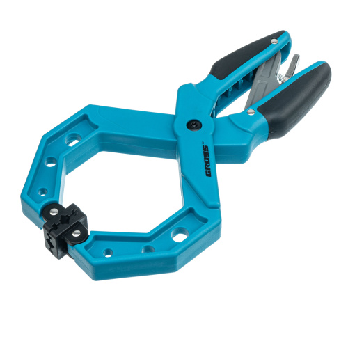 Струбцина клещеобразная 4, пластиковый корпус, храповой механизм жесткой фиксации, 100 мм Gross по ценам производителя в Москве с доставкой по всей России