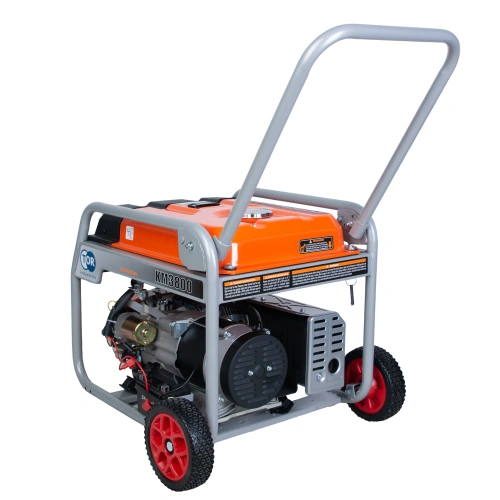 Генератор бензиновый 2,5 кВт 220В 16 л с электростартером и колесами TOR KM3800H по ценам производителя в Москве с доставкой по всей России