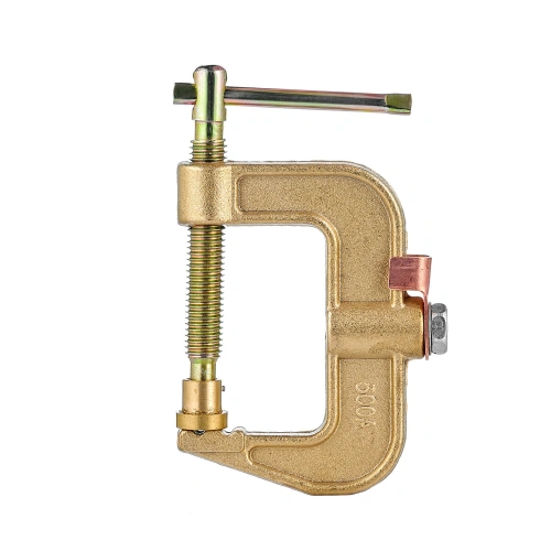 Клемма заземления КЗ-53 (струбцина) по ценам производителя в Москве с доставкой по всей России