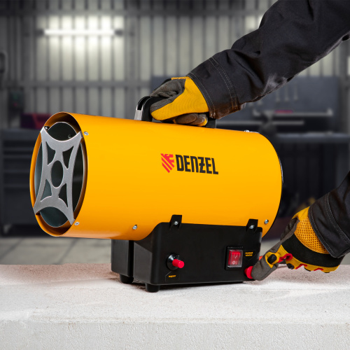 Газовая тепловая пушка GHG-15, 15 кВт, 500 м3/ч, пропан-бутан Denzel по ценам производителя в Москве с доставкой по всей России