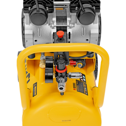 Компрессор безмасляный, малошумный DLS 2200/50, 2200 Вт, 2x1100, 50 л, 380 л/мин Denzel по ценам производителя в Москве с доставкой по всей России