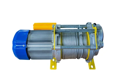 Лебедка электрическая  300/600кг  60/30м с канатом 380В 24м/мин алюминиевый корпус TOR KCD (TSA) по ценам производителя в Москве с доставкой по всей России