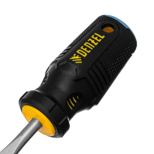 Отвертка, SL6x38 мм, S2, 3к рукоятка Denzel по ценам производителя в Москве с доставкой по всей России