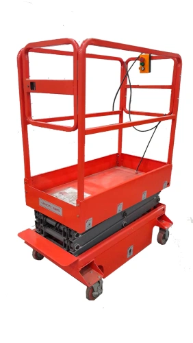 Подъемник ножничный передвижной 240 кг 3/5 м TOR GTJY DC аккумуляторный по ценам производителя в Москве с доставкой по всей России