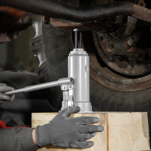 Домкрат гидравлический бутылочный, 8 т, высота подъема 230-457 мм Matrix по ценам производителя в Москве с доставкой по всей России