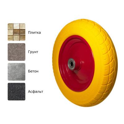 Пенополиуретановое колесо PU 3000-20 S по ценам производителя в Москве с доставкой по всей России