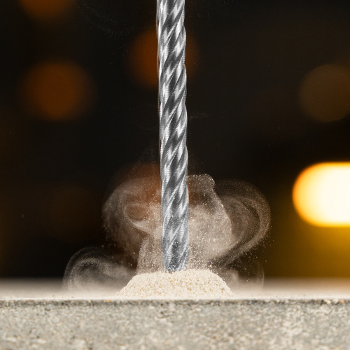 Бур по бетону, цельная крестовая пластина, 6x165 мм, SDS PLUS Denzel по ценам производителя в Москве с доставкой по всей России