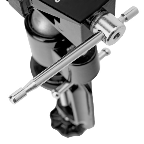 Тиски настольные, многофункциональные, сменная насадка, хомут для дрели, шарнирный механизм, 70 мм Matrix по ценам производителя в Москве с доставкой по всей России