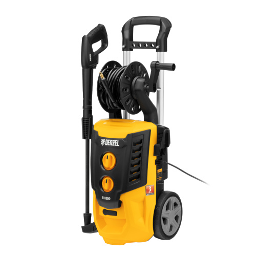Моечная машина высокого давления R-180D, 2200 Вт, 180 бар, 380 л/ч, с барабаном Denzel по ценам производителя в Москве с доставкой по всей России