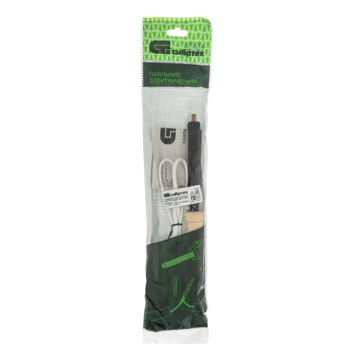 Паяльник электрический ЭПСН-03-65/220, деревянная ручка, Сибртех по ценам производителя в Москве с доставкой по всей России