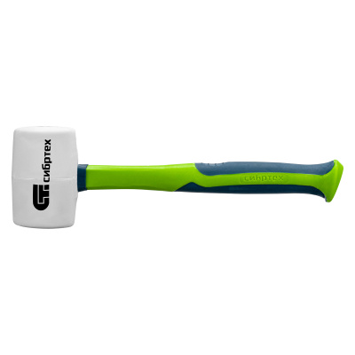 Киянка резиновая, 680 г, белая резина, фибергласовая рукоятка Сибртех по ценам производителя в Москве с доставкой по всей России