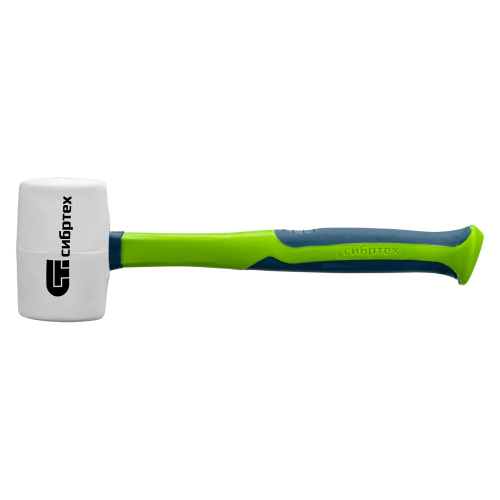 Киянка резиновая, 680 г, белая резина, фибергласовая рукоятка Сибртех по ценам производителя в Москве с доставкой по всей России