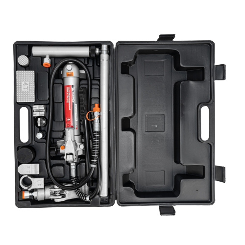 Растяжка гидравлическая, 4 т, набор из 17 предметов, 7 сменных насадок, в пластиковом кейсе Matrix по ценам производителя в Москве с доставкой по всей России