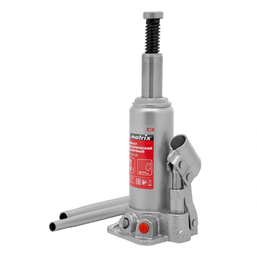 Домкрат гидравлический бутылочный, 3 т, высота подъема 194-372 мм, в пластиковый кейсе Matrix по ценам производителя в Москве с доставкой по всей России