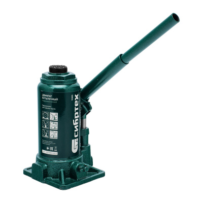 Домкрат гидравлический бутылочный, 8 т, 180-350 мм Сибртех по ценам производителя в Москве с доставкой по всей России